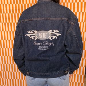 Vintage Señor Frogs Denim Jean Jacket